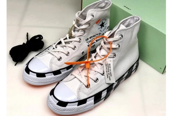 2.0 Black X Converse O-W 163892C White 0317